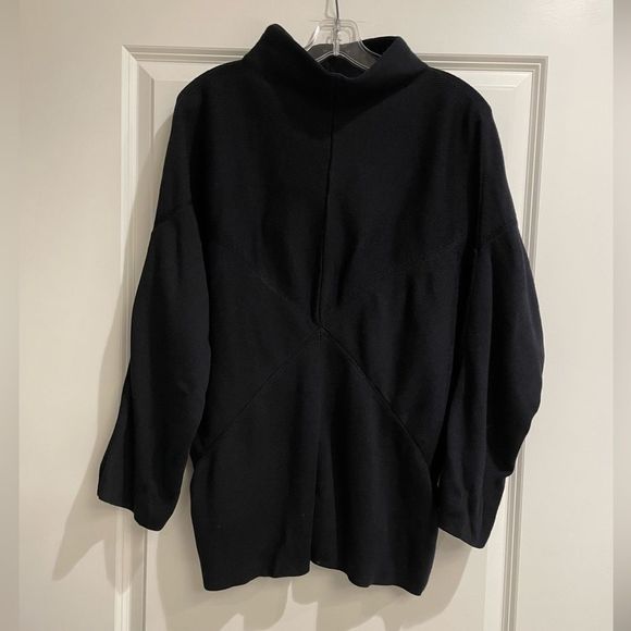 COS Oversized Mock Roll-Neck Wool Career Sweater M - Picture 5 of 7